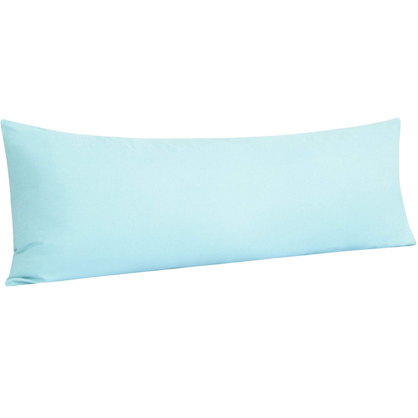 Ntbay Body Pillowcase - Brushed Microfiber 20X54 Pillowcase - Soft, Wrinkle-Free, Fade-Resistant, Stain-Resistant, Aqua Body Pil